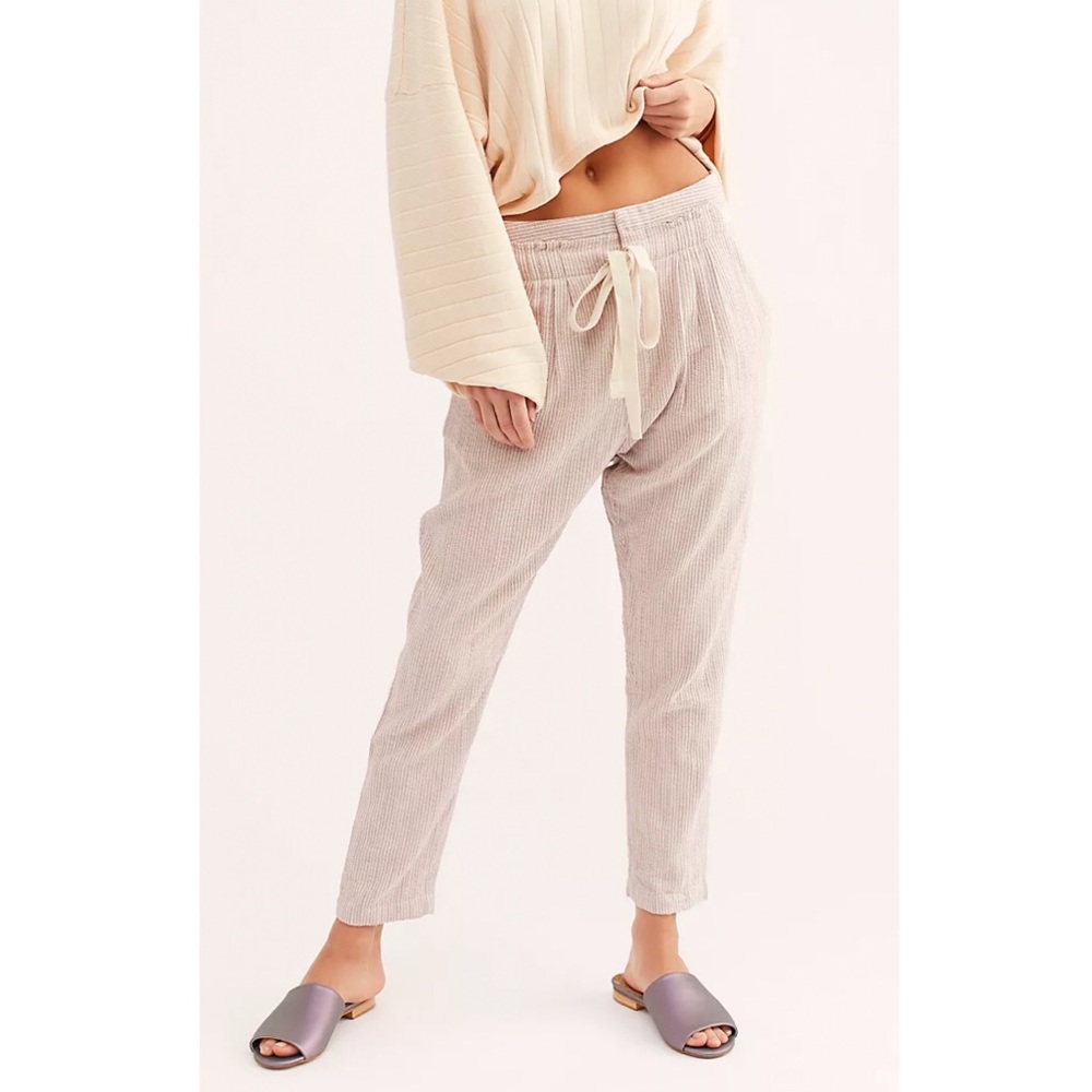 Free People Striped Cotton Drawstring Pants | Free People